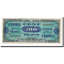 France, 100 Francs, 1945 Verso France, 1944, TTB+, Fayette:VF25.06, KM:123c