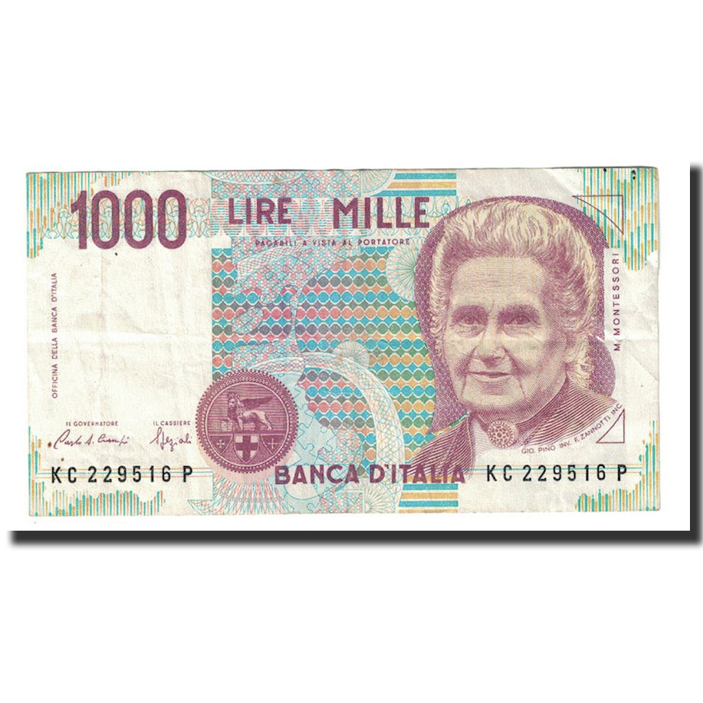 Biljet, Italië, 1000 Lire, 1990, 1990-10-03, KM:114a, SUP