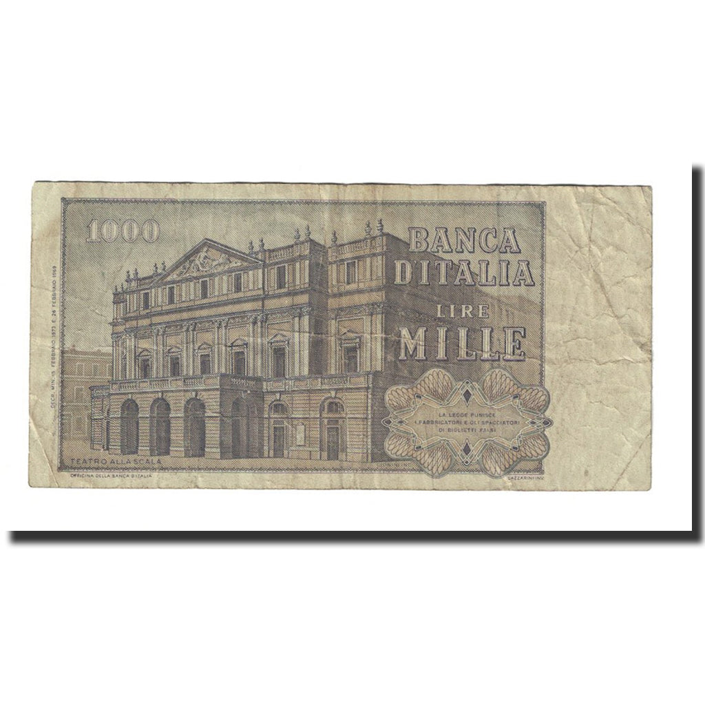 Banknote, Italy, 1000 Lire, 1973, 1973-02-15, KM:101d, EF(40-45)