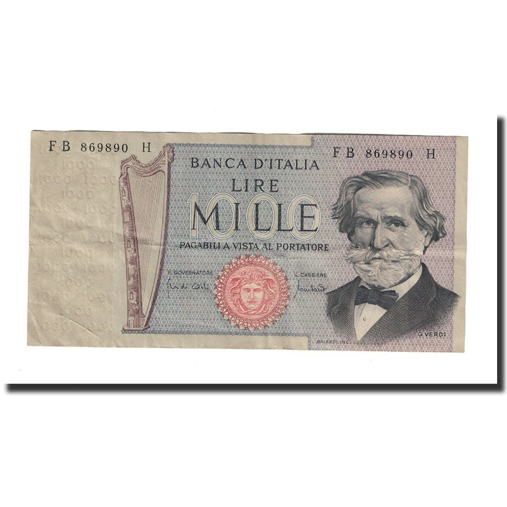 Banknote, Italy, 1000 Lire, 1971, 1971-03-11, KM:101b, AU(55-58)