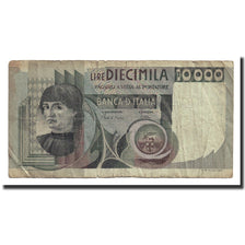 Banconote, Italia, 10,000 Lire, 1976, 1976-08-25, KM:106b, MB+