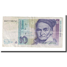 Banknote, GERMANY - FEDERAL REPUBLIC, 10 Deutsche Mark, 1989, 1989-01-02