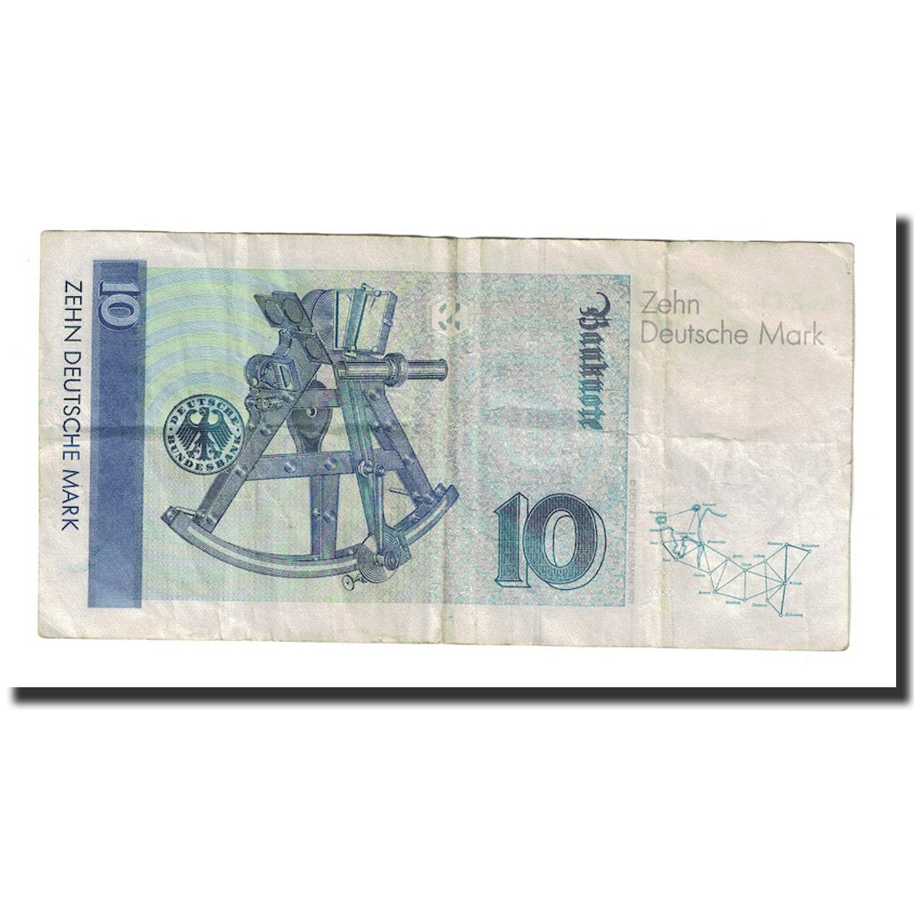Banknote, GERMANY - FEDERAL REPUBLIC, 10 Deutsche Mark, 1989, 1989-01-02