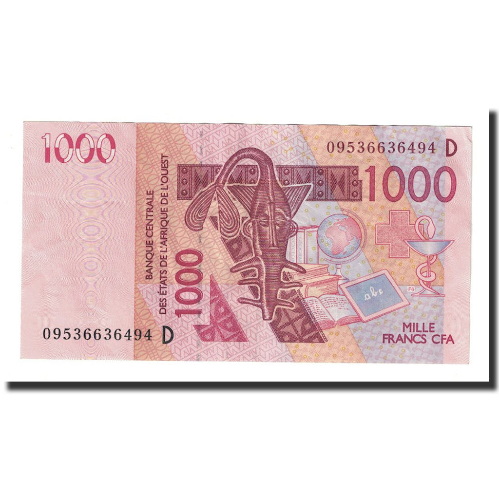 Banknote, West African States, 1000 Francs, 2003, KM:715Ka, UNC(60-62)