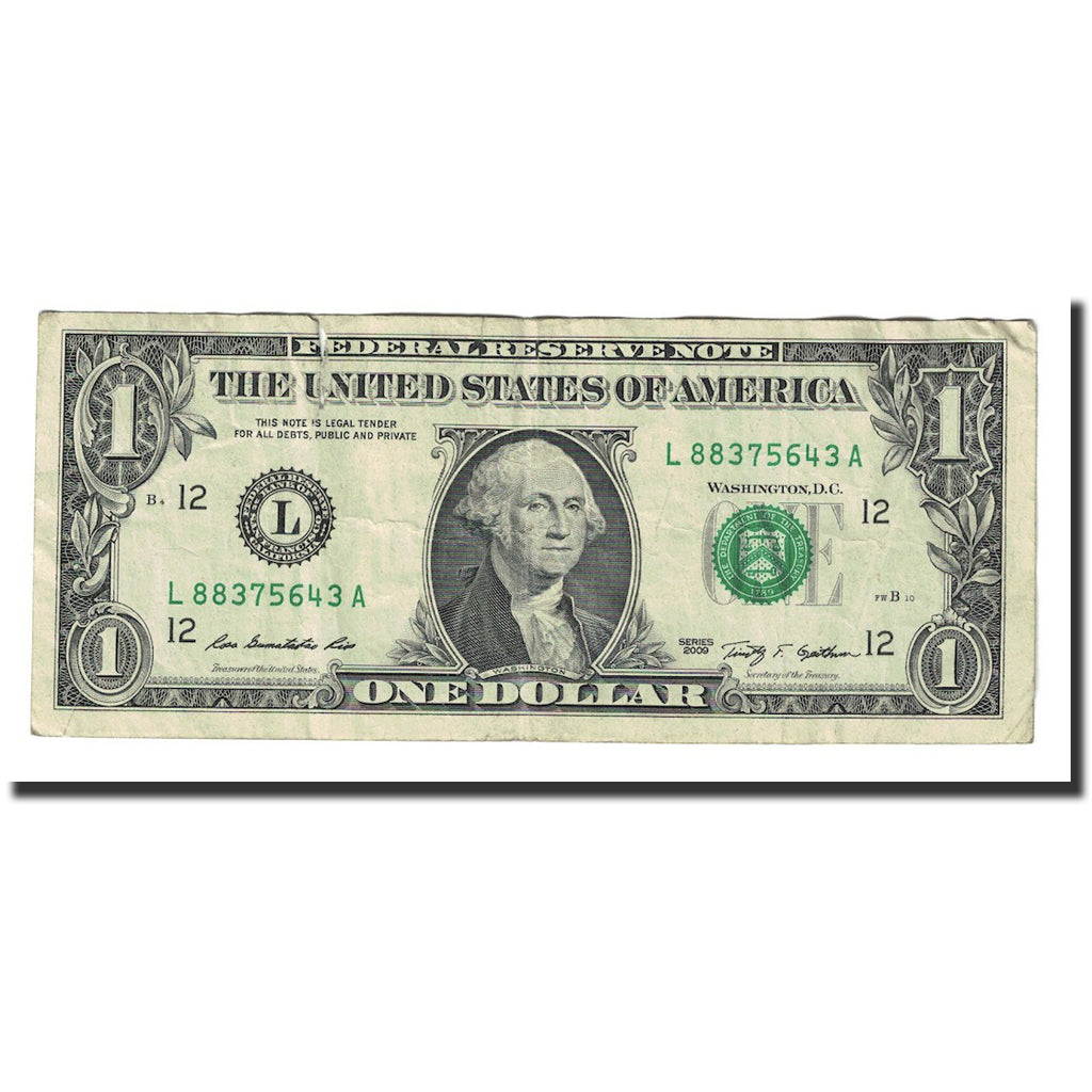 Banknote, United States, One Dollar, 2009, KM:4922, VF(30-35)
