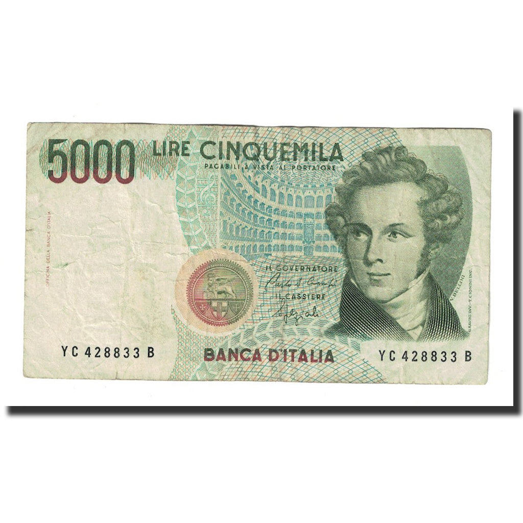 Geldschein, Italien, 5000 Lire, 1985, 1985-01-04, KM:111b, SS