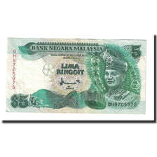 Banknote, Malaysia, 5 Ringgit, Undated (1996-99), KM:35a, AU(55-58)
