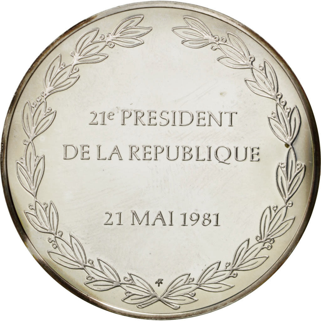 France, Medal, French Fifth Republic, History, MS(60-62), Silver