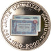 Switzerland, Medal, 150 Ans de la Monnaie Suisse, 100 FRANCS, 2000, MS(64)