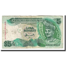 Biljet, Maleisië, 5 Ringgit, Undated (1986-89), KM:35a, TTB