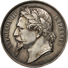 FRANCE, Business & industry, Second French Empire, Medal, 1869, AU(55-58), Caqué