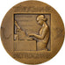 FRANCE, Arts & Culture, French Third Republic, Medal, 1939, AU(50-53), Bronze,..