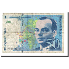 France, 50 Francs, St Exupéry, 1993, UNC(65-70), Fayette:72.2, KM:157b