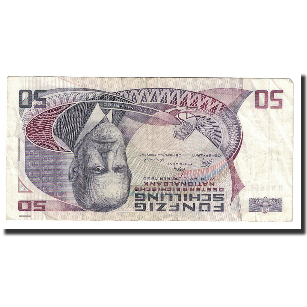 Banknote, Austria, 50 Schilling, 1986, 1986-01-02, KM:149, EF(40-45)