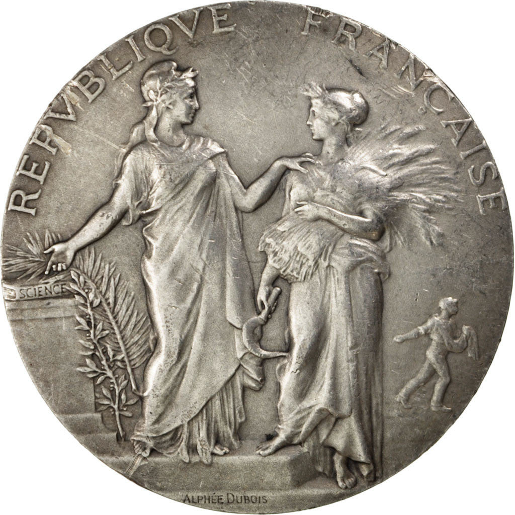 France, Medal, French Third Republic, Sciences & Technologies, 1923, Dubois.A