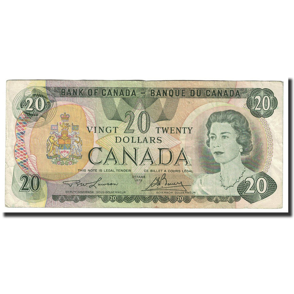Billet, Canada, 20 Dollars, 1979, KM:93a, TTB