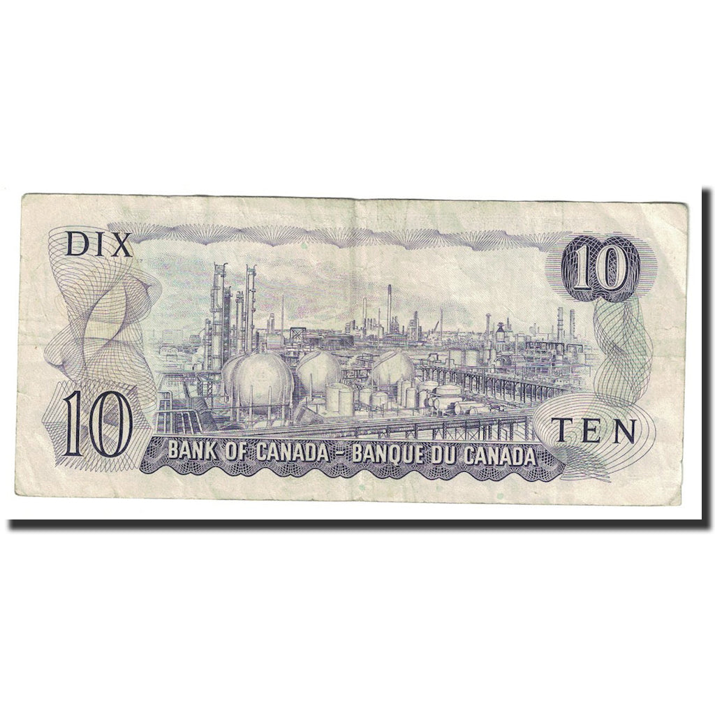 Banknote, Canada, 10 Dollars, 1971, KM:88c, EF(40-45)
