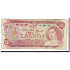Geldschein, Kanada, 2 Dollars, 1974, KM:86b, S+