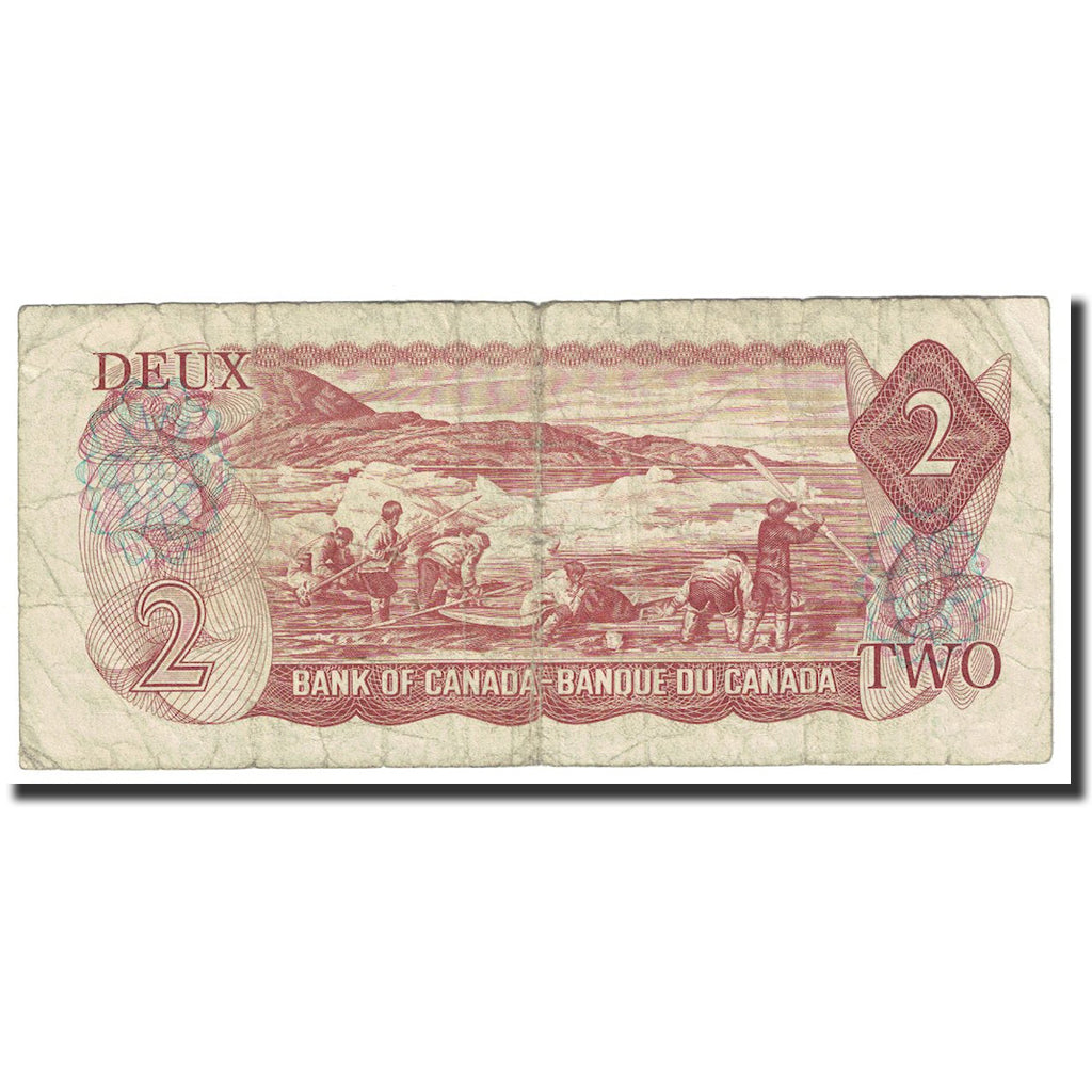 Geldschein, Kanada, 2 Dollars, 1974, KM:86b, S+