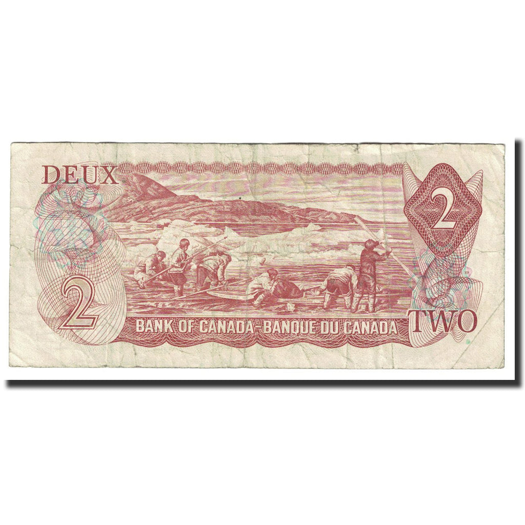 Banconote, Canada, 2 Dollars, 1974, KM:86b, MB+