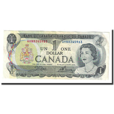 Nota, Canadá, 1 Dollar, 1973, KM:85c, AU(50-53)