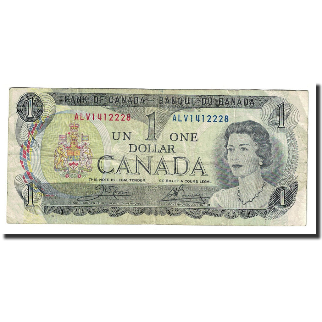 Billete, 1 Dollar, 1973, Canadá, KM:85c, BC+