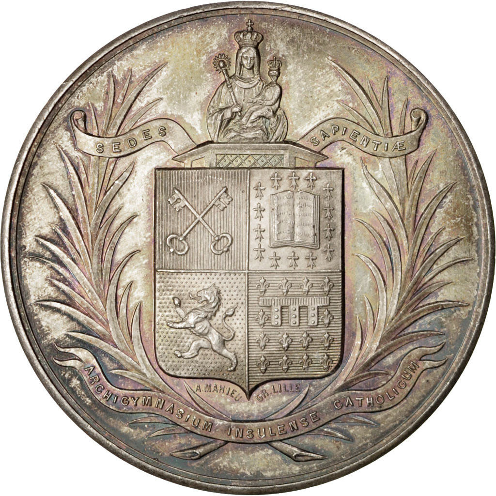 Francia, Medal, French Third Republic, Religions & beliefs, 1910, SPL-, Argento