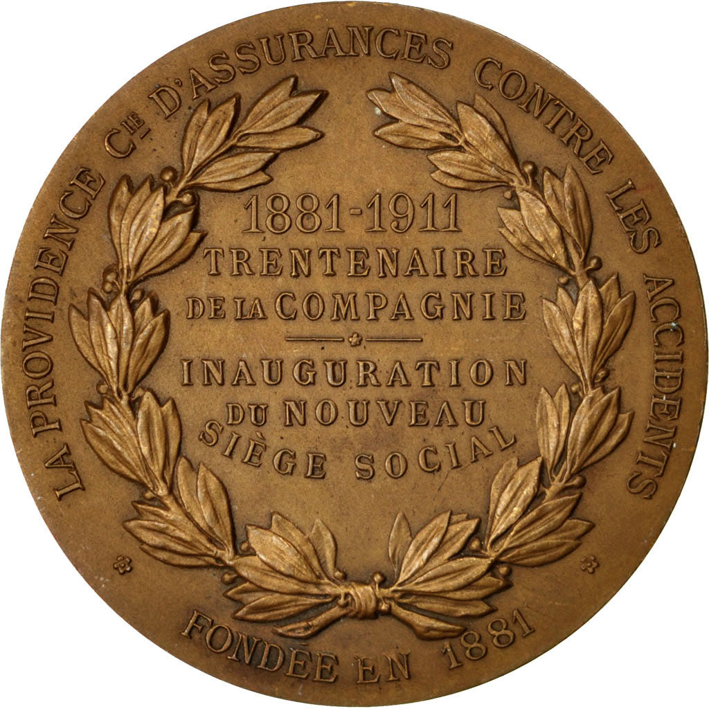 France, Medal, French Third Republic, Politics, Society, War, 1911, SUP, Bronze