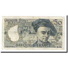 França, 50 Francs, Quentin de La Tour, 1979, VF(30-35), Fayette:67.4, KM:152a