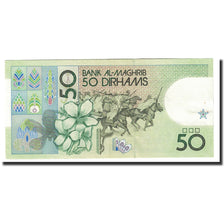 Geldschein, Marokko, 50 Dirhams, 1991, KM:64e, VZ+