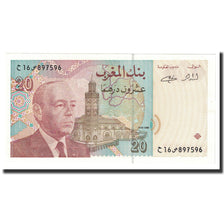 Banconote, Marocco, 20 Dirhams, 1996, KM:67e, SPL