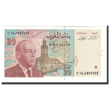 Banconote, Marocco, 20 Dirhams, 1996, KM:67e, SPL