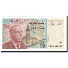 Nota, Marrocos, 20 Dirhams, 1996, KM:67e, UNC(63)