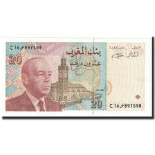 Biljet, Marokko, 20 Dirhams, 1996, KM:67e, SPL