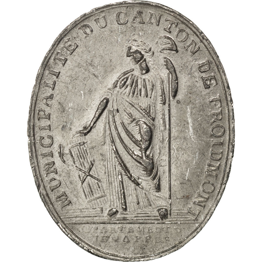 FRANCE, Politics, Society, War, French Second Republic, Medal, AU(50-53), Tin,..