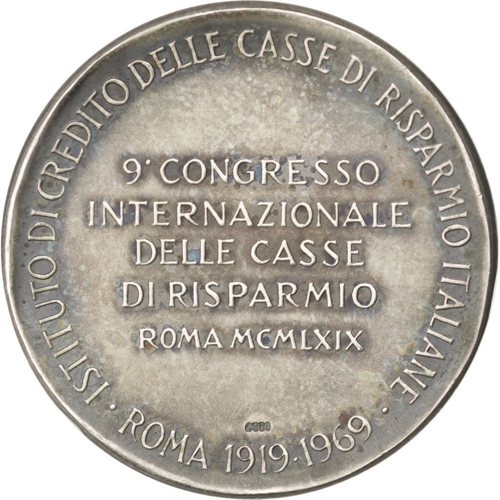 Italy, Medal, Business & industry, 1969, AU(55-58), Silver