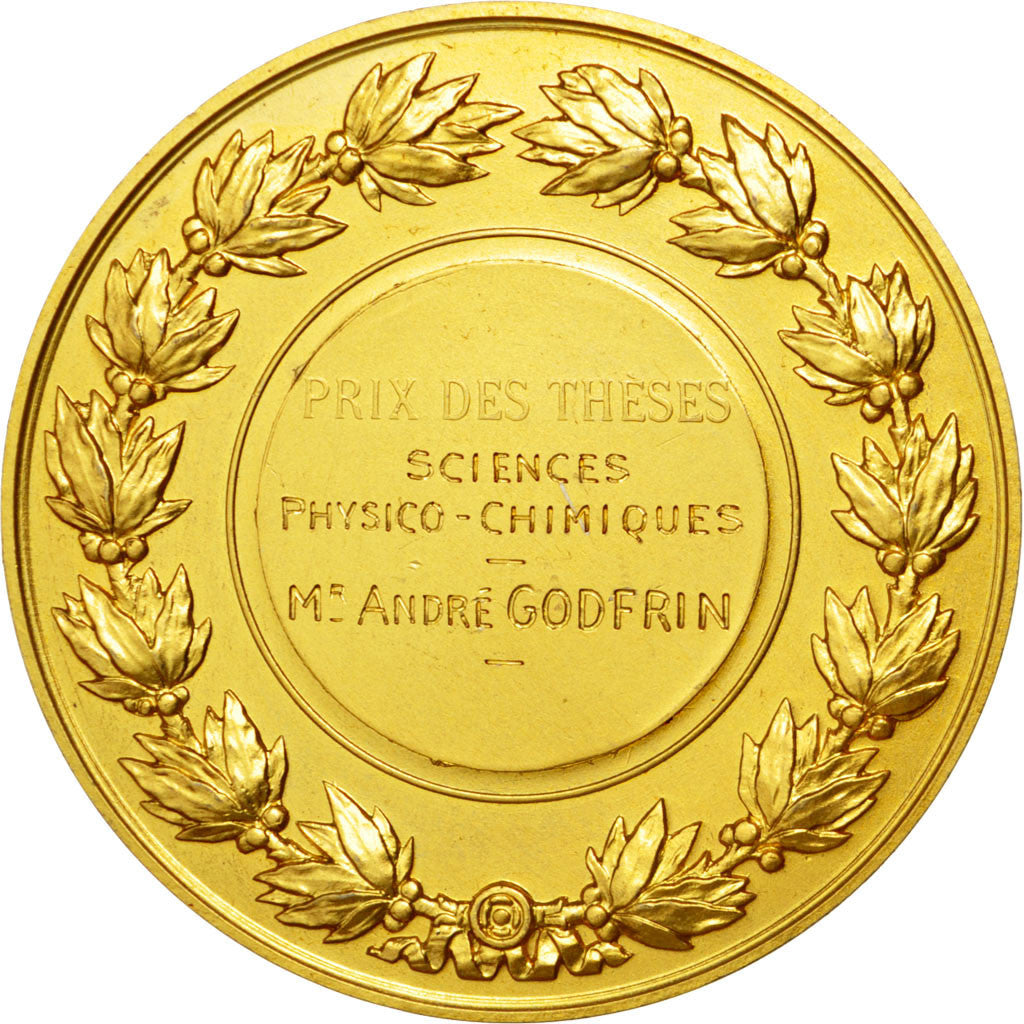 FRANCE, Sciences & Technologies, French Third Republic, Medal, MS(60-62), Caqué,