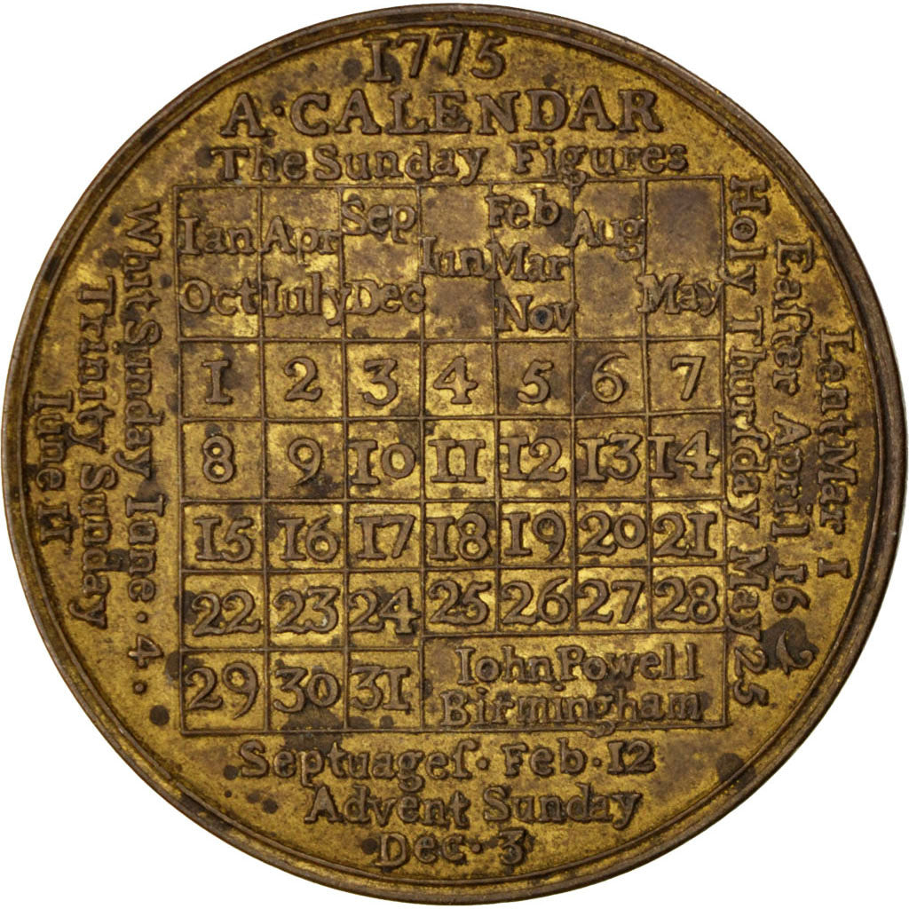 Great Britain, Sciences & Technologies, Medal, 1775, AU(50-53), Copper, 38,...