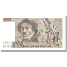 Francja, 100 Francs, Delacroix, 1989, UNC(64), Fayette:69.13c), KM:154d