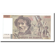 Frankrijk, 100 Francs, Delacroix, 1995, NIEUW, Fayette:69ter.2c, KM:154h