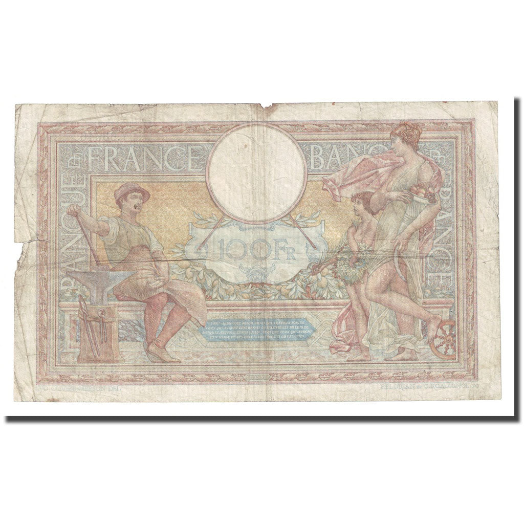 Francia, 100 Francs, Luc Olivier Merson, 1939, 1939-01-26, B, Fayette:25.40