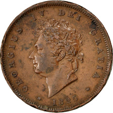 Great Britain, Penny, 1825, KM #693, EF(40-45), Copper, 19.00