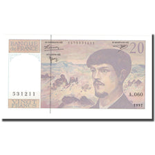 Frankrijk, 20 Francs, Debussy, 1997, NIEUW, Fayette:66ter.02A60, KM:151i