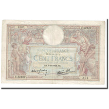 France, 100 Francs, Luc Olivier Merson, 1938, 1938-11-03, VF(20-25)