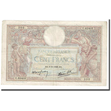 França, 100 Francs, Luc Olivier Merson, 1938, 1938-11-03, VF(20-25)