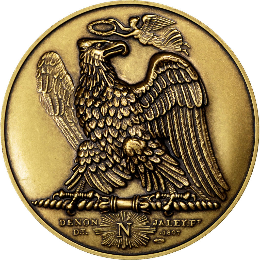 FRANCE, History, First French Empire, Medal, MS(60-62), Denon, Bronze, 41, 47.00