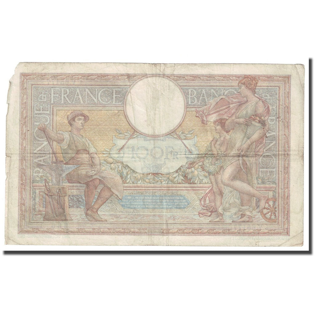 Francia, 100 Francs, Luc Olivier Merson, 1939, 1939-03-30, B+, Fayette:25.44