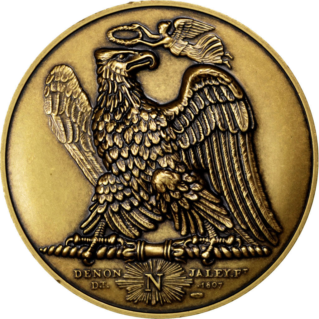 FRANCE, History, First French Empire, Medal, MS(60-62), Denon, Bronze, 41, 38.30