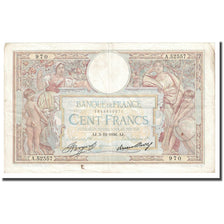 France, 100 Francs, Luc Olivier Merson, 1936, 1936-12-03, TB+, Fayette:24.15
