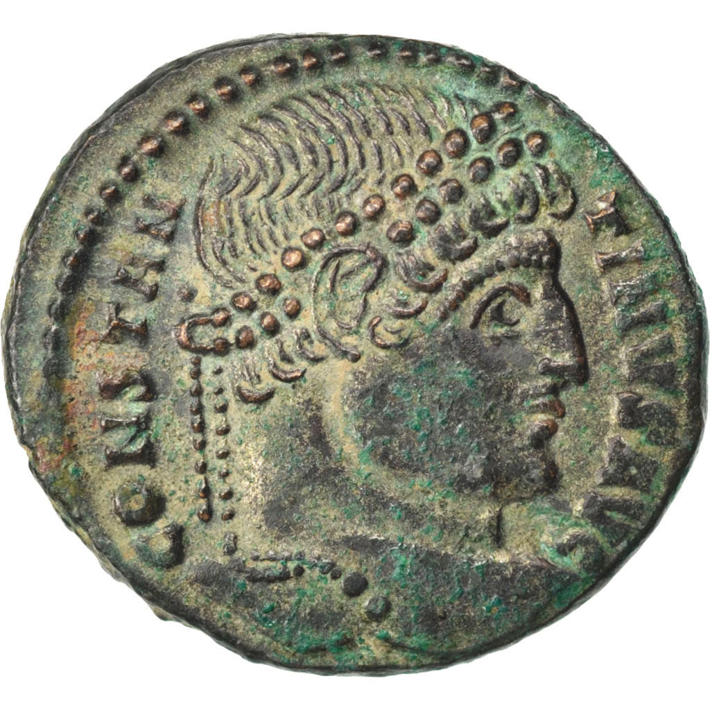 Constantine I, Nummus, Arles, AU(55-58), Copper, Cohen #665, 3.50
